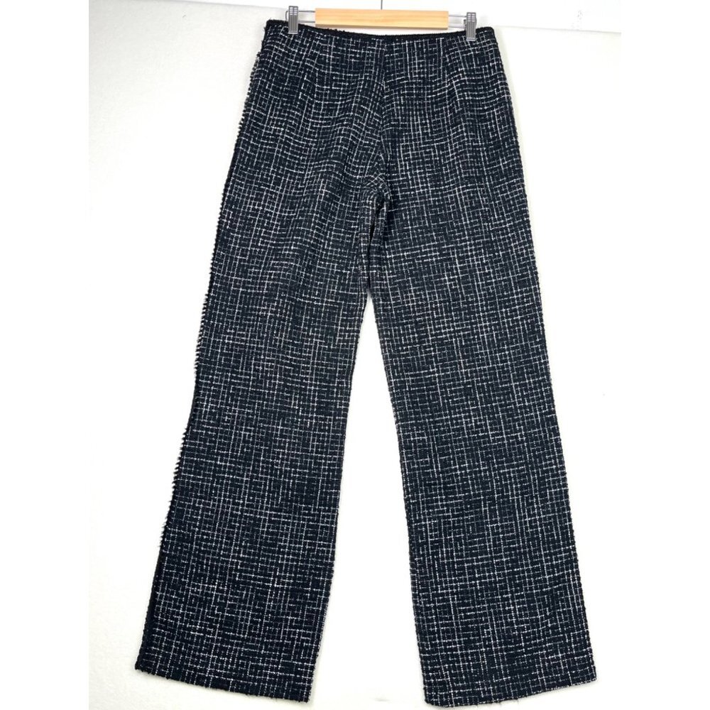 ZARA Straight side leg Tweed dress pants sz M